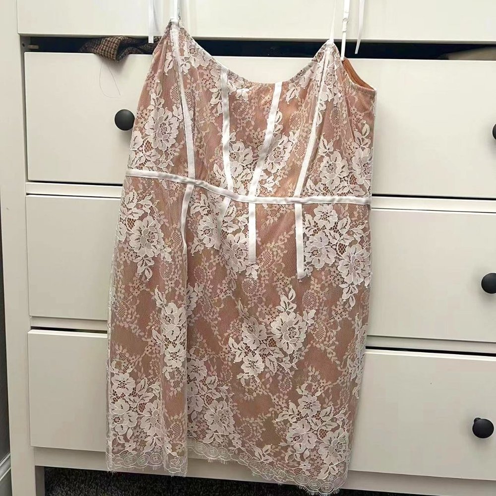 NEW For Love & Lemons Cheyenne Lace Mini Dress